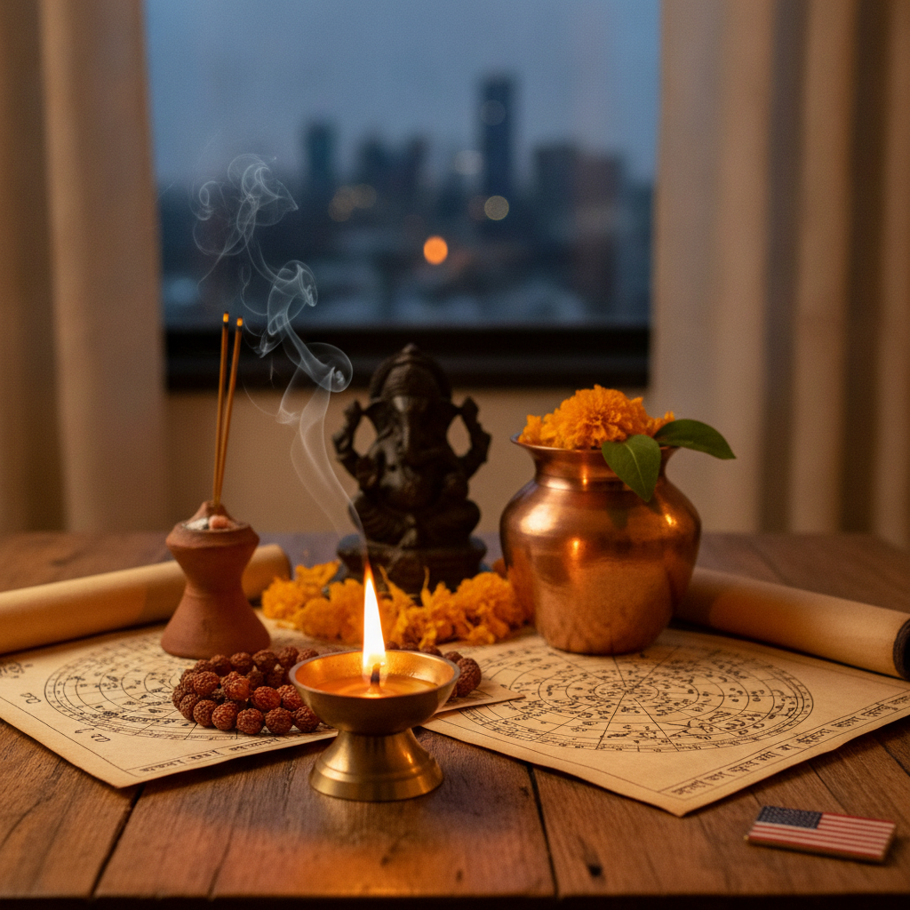Black magic removal ritual with Vedic mantras in Raleigh NC