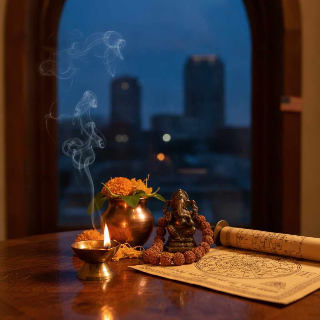 Negative energy removal process with Vedic rituals in Cary NC