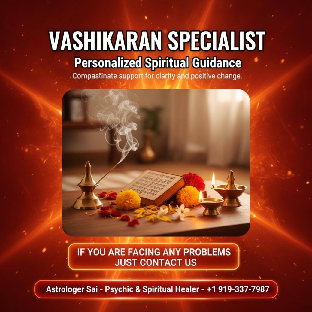 Traditional astrological ritual items for vashikaran specialist Chapel Hill NC