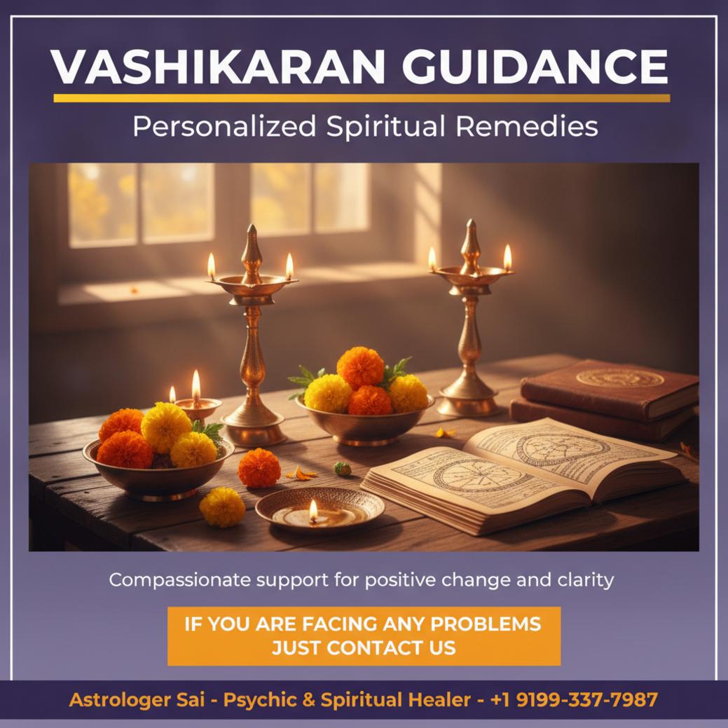 peaceful altar with vashikaran specialist tools in North Carolina practice