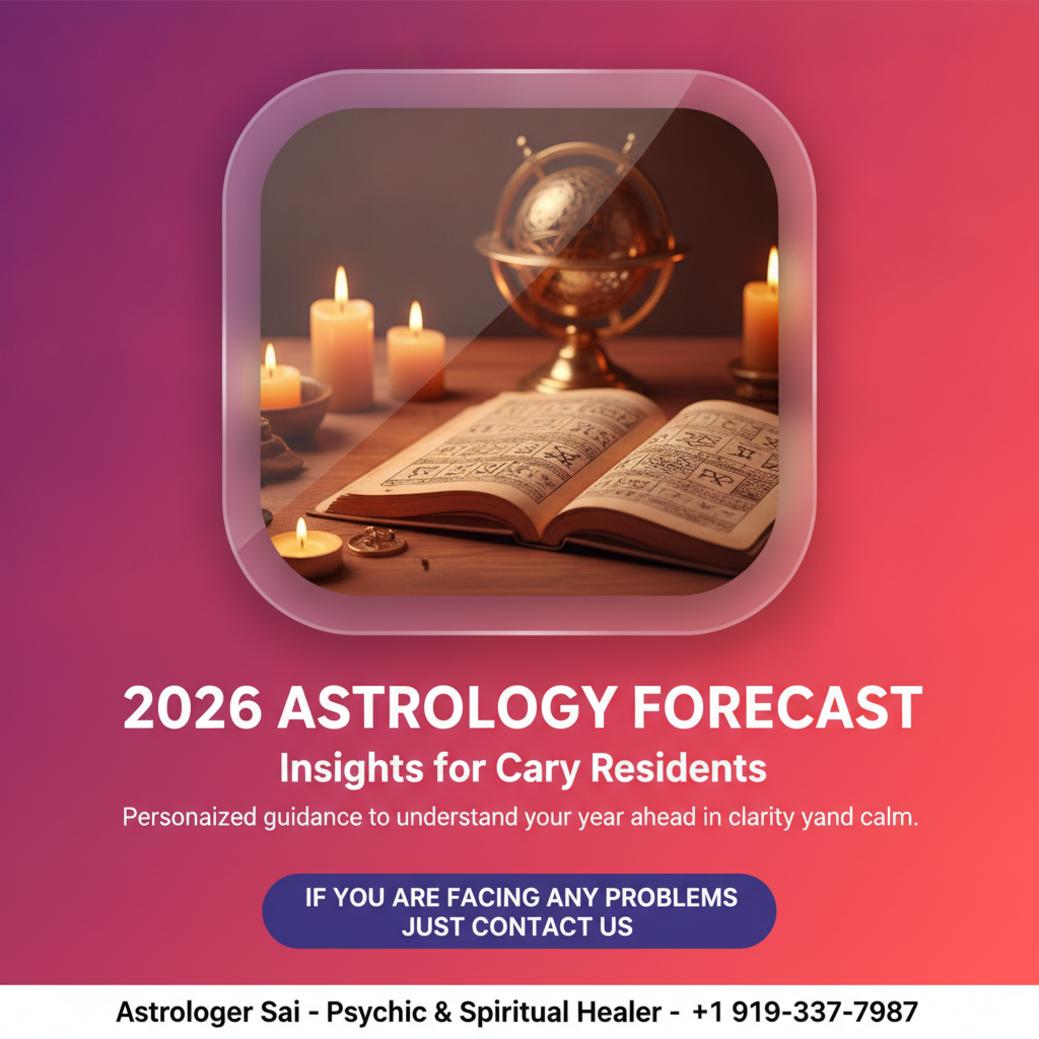 What 2026 Vedic Astrology Predictions Mean for Cary, NC 2026 vedic astrology predictions chart and tools on wooden desk in Cary