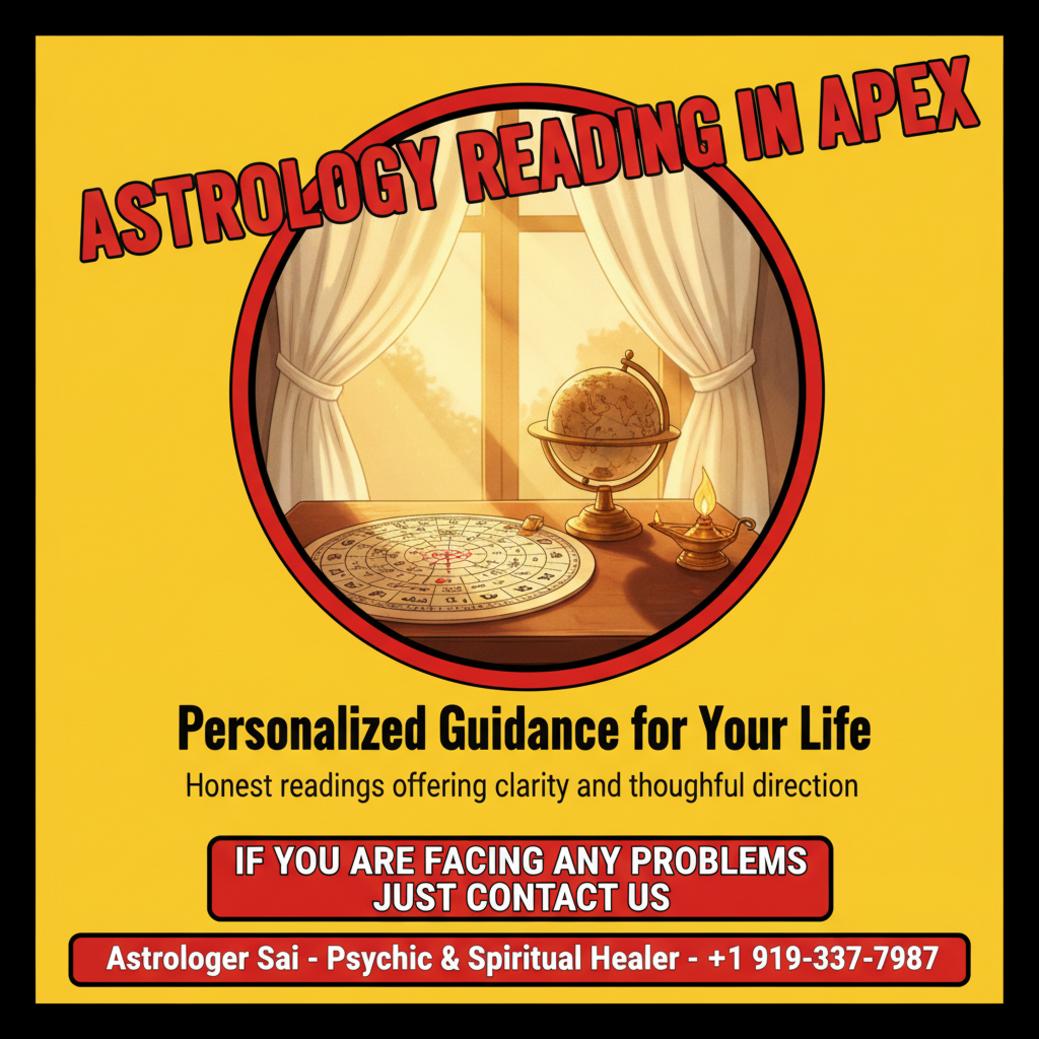 How Astrology Reading in Apex Can Bring Clarity and Calm Astrology reading tools on wooden desk with warm light in Apex, NC