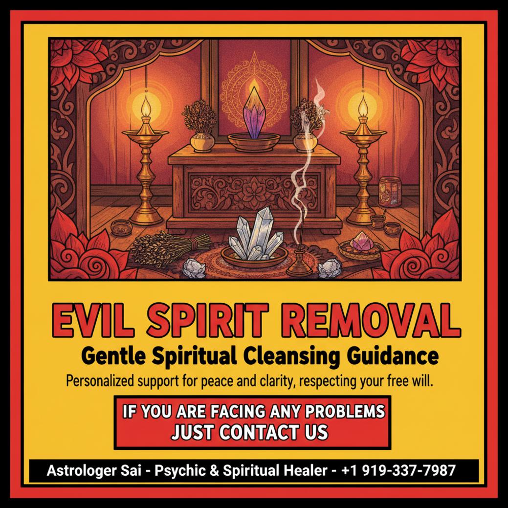 How Evil Spirit Removal Works — A Greensboro Astrologer Explains peaceful spiritual altar for evil spirit removal in Greensboro NC