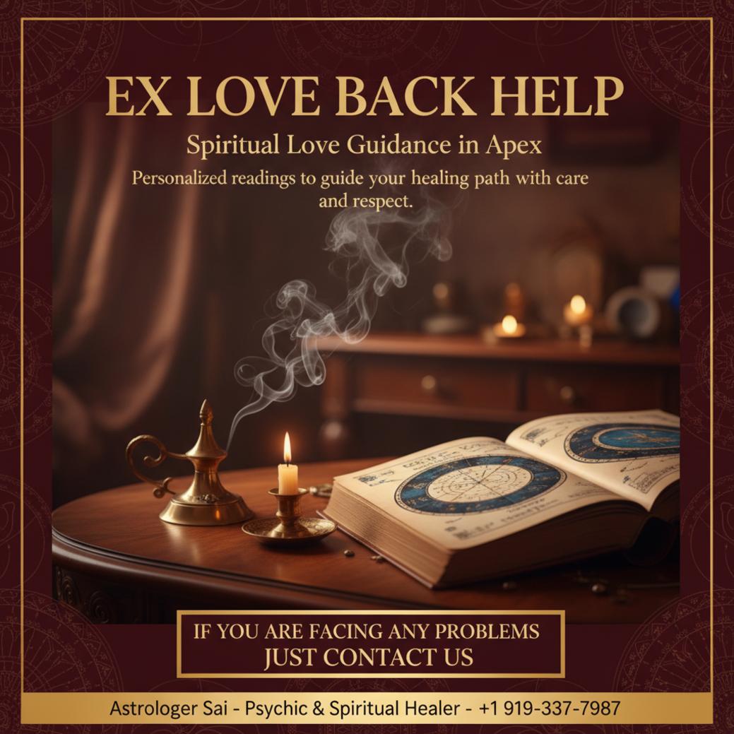 Open ancient astrology book and spiritual items for get ex love back Apex reading