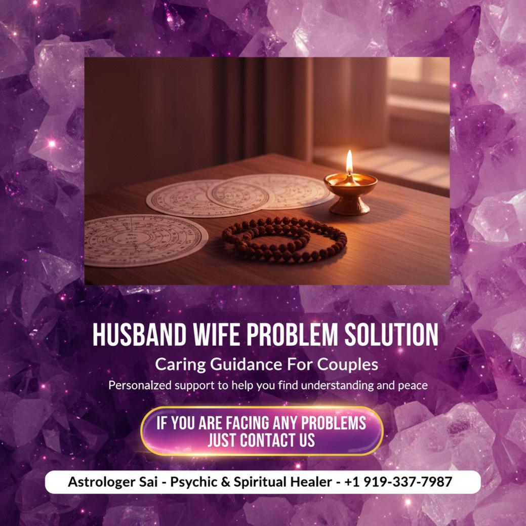 husband wife problem solution spiritual tools on wooden table in Wake Forest