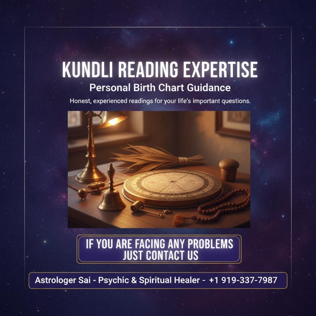 How Kundli Reading in Chapel Hill Can Bring Clarity Kundli reading chart with traditional Vedic astrology tools in Chapel Hill