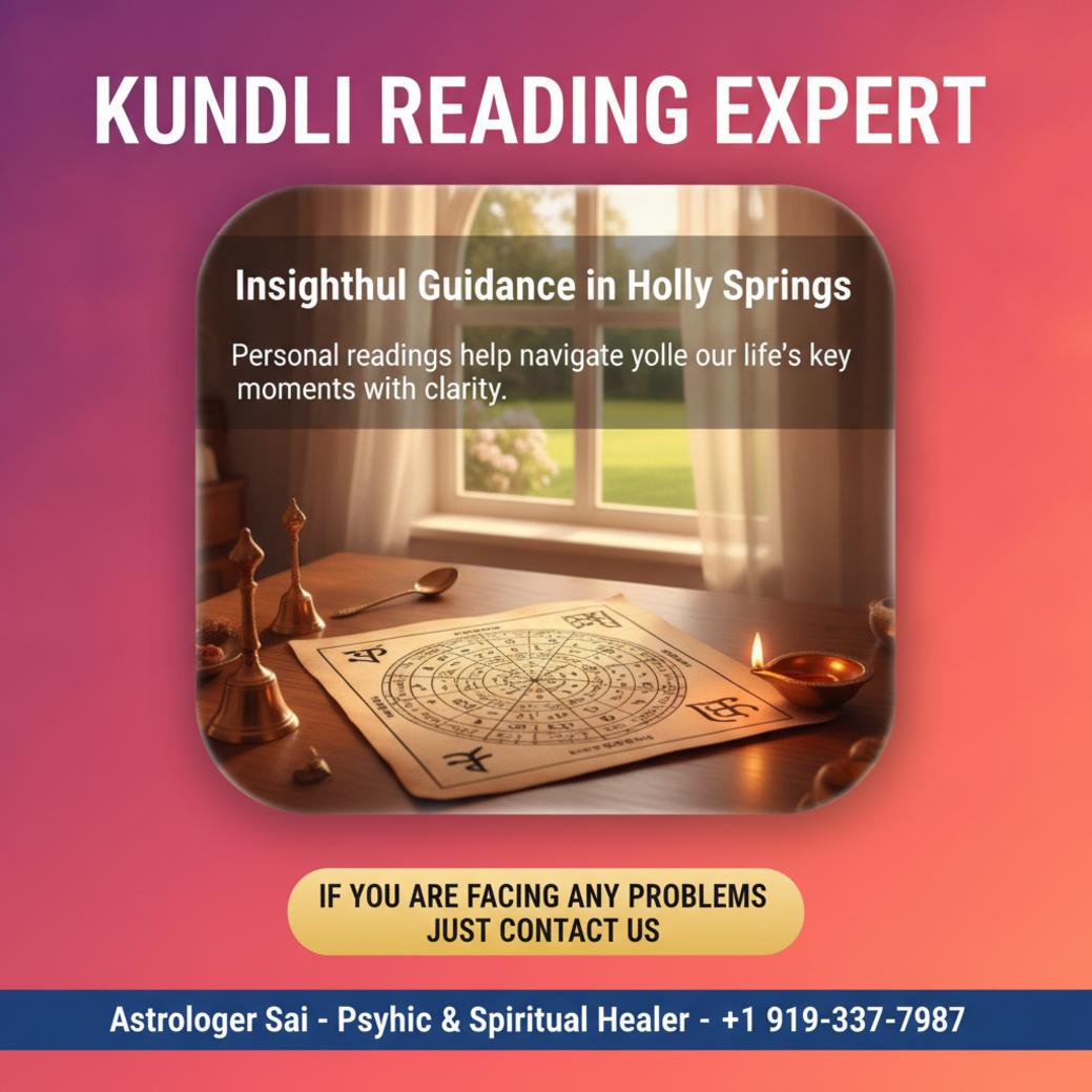 How Kundli Reading in Holly Springs Can Bring Clarity Kundli reading chart and pooja items on desk in Holly Springs