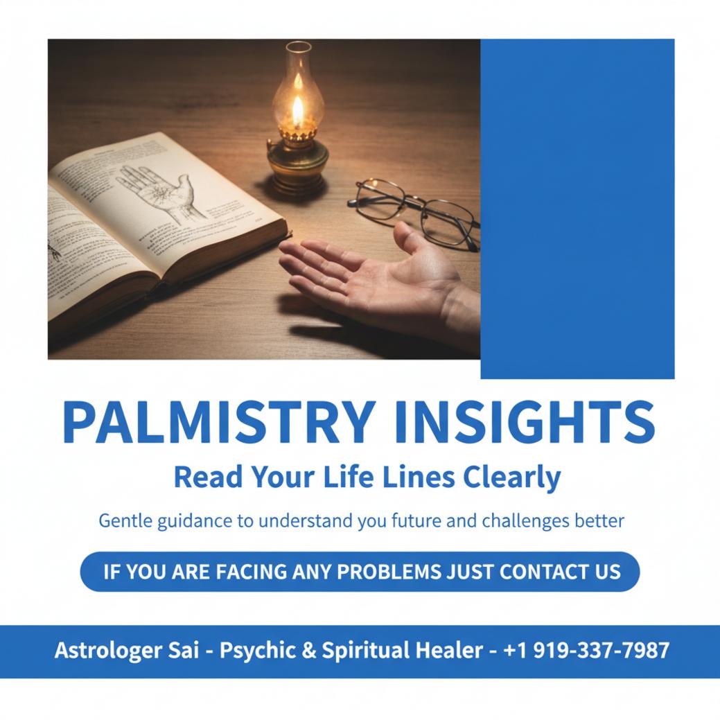 How Palmistry in Morrisville Can Clarify Your Life Path Palmistry hand lines close up softly lit Morrisville NC