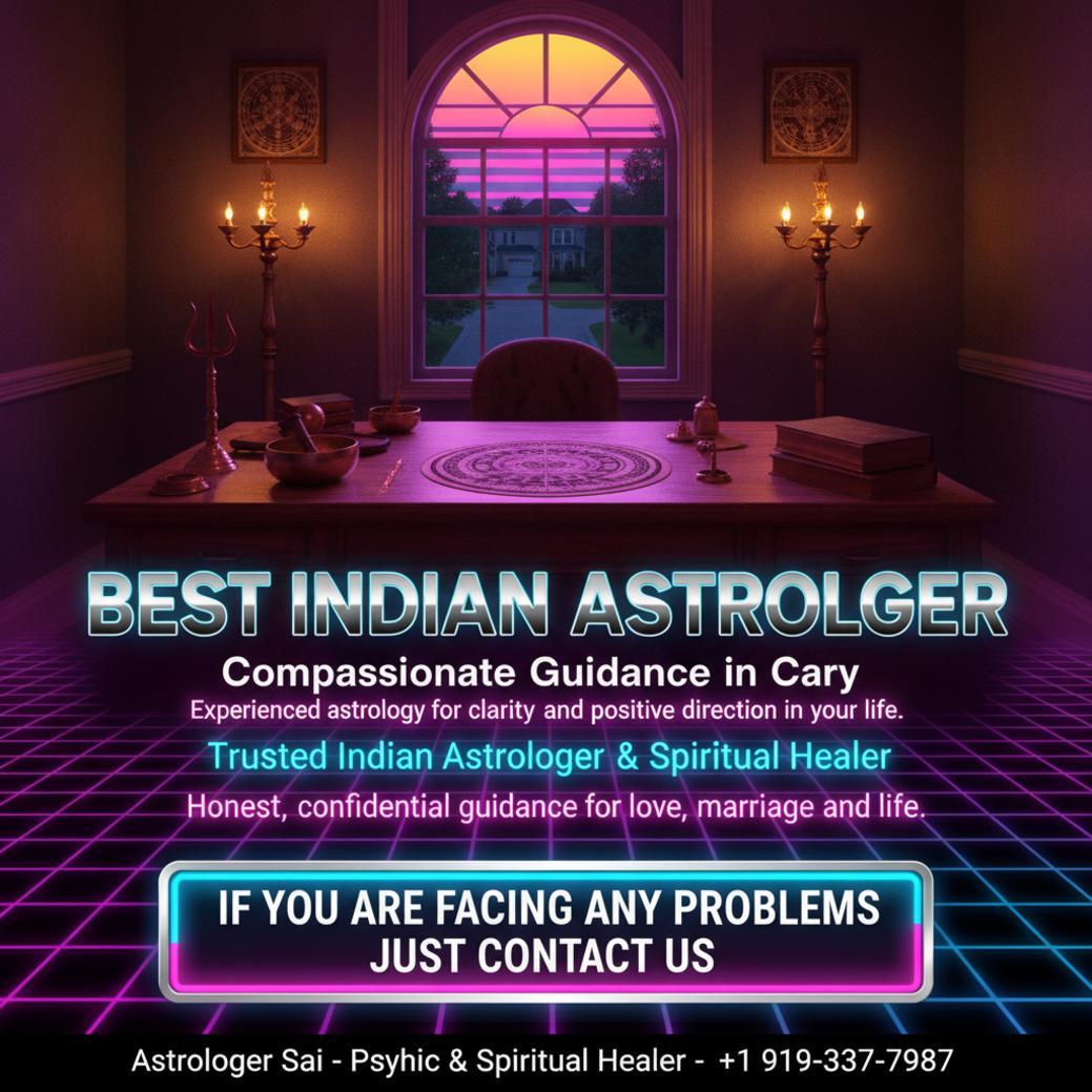 Best Indian astrologer peaceful consultation room in Cary NC