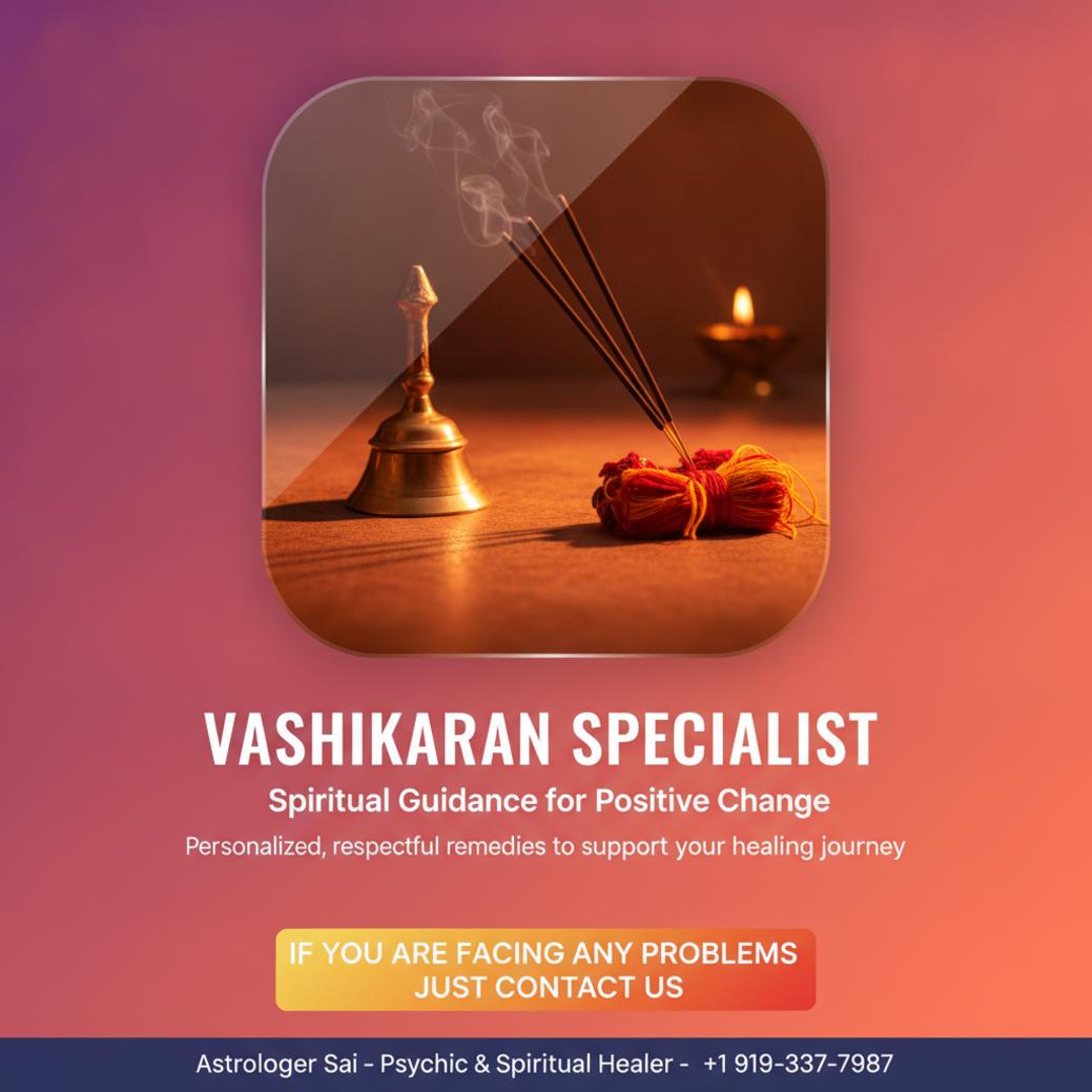Traditional vashikaran altar with spiritual items in Charlotte, NC practice