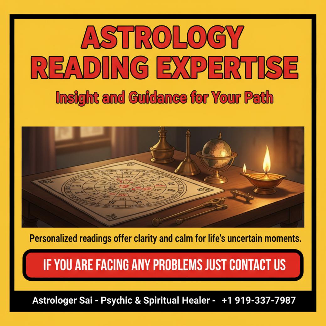 How an Astrology Reading Can Guide You in Research Triangle Park Close-up of Vedic astrology reading tools on wooden table in Research Triangle Park room
