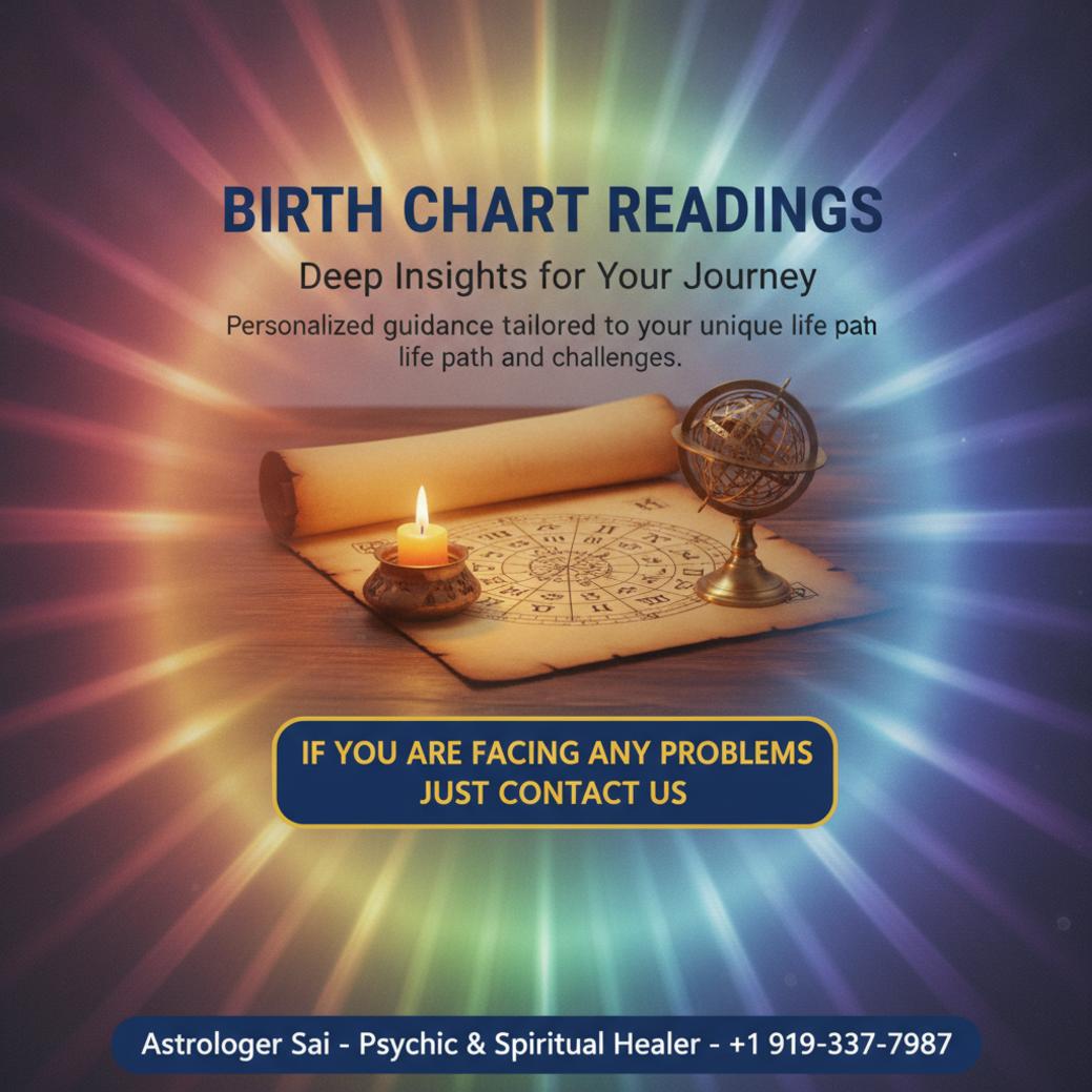 Birth chart reading tools on wooden desk with soft candlelight Fayetteville