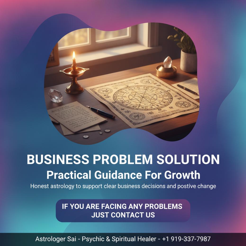 Business problem solution Vedic astrology reading in Charlotte, NC