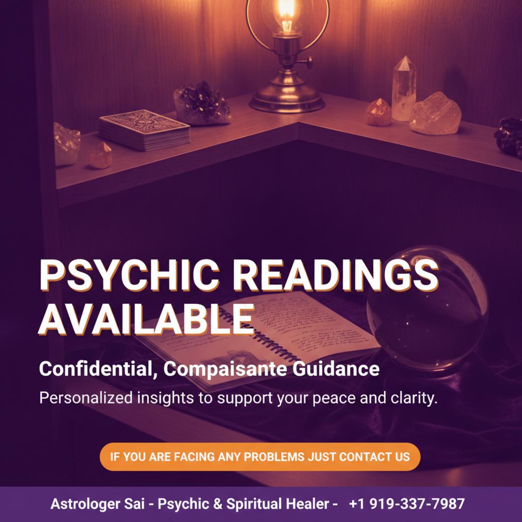 Trusted Psychic in Knightdale, NC for Clear Guidance Softly lit psychic reading space with tarot cards in Knightdale NC
